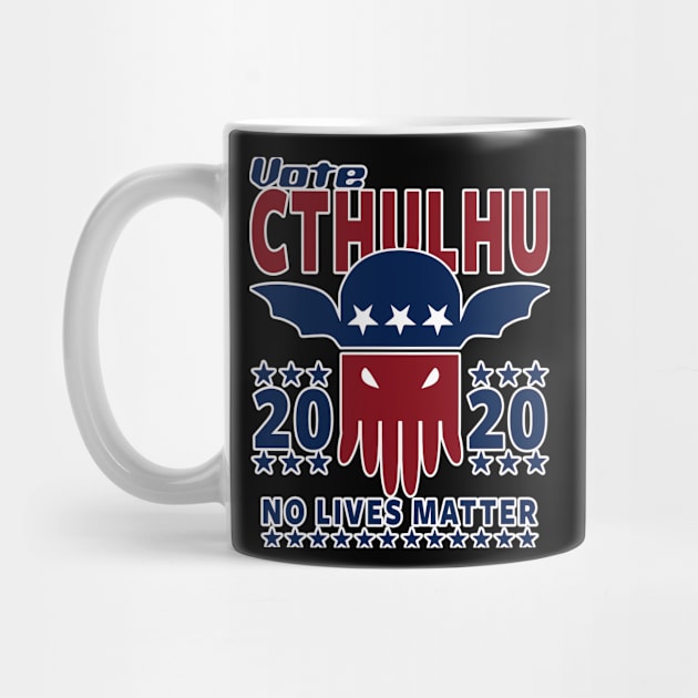 VOTE CTHULHU 2020 - CTHULHU AND LOVECRAFT by ShirtFace